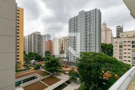 Vista da Varanda da Sala de apartamento para alugar com 1 quarto, 37m² em Cidade Monções, São Paulo