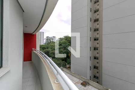 Varanda da Sala de apartamento para alugar com 1 quarto, 37m² em Cidade Monções, São Paulo