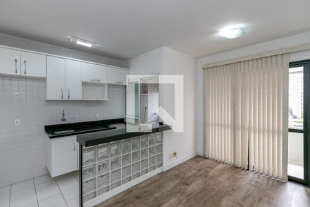 Sala de apartamento para alugar com 1 quarto, 37m² em Cidade Monções, São Paulo