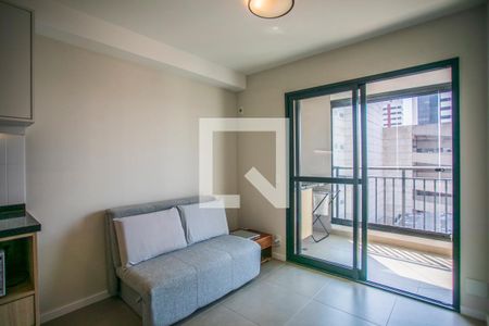 Sala de apartamento para alugar com 1 quarto, 32m² em Mirandópolis, São Paulo