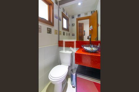 Lavabo de casa de condomínio à venda com 2 quartos, 95m² em Serraria, Porto Alegre