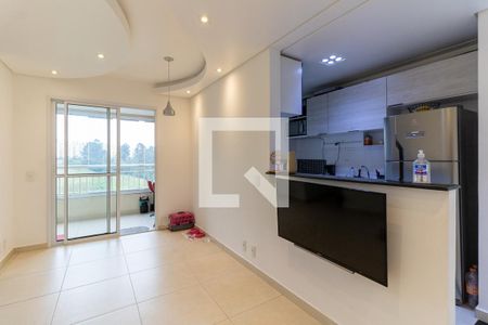 Sala  de apartamento à venda com 2 quartos, 56m² em Vila Caraguatá, São Paulo