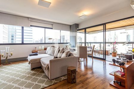 Sala de apartamento à venda com 1 quarto, 85m² em Vila Olímpia, São Paulo