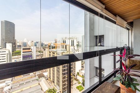 Varanda de apartamento à venda com 1 quarto, 85m² em Vila Olímpia, São Paulo