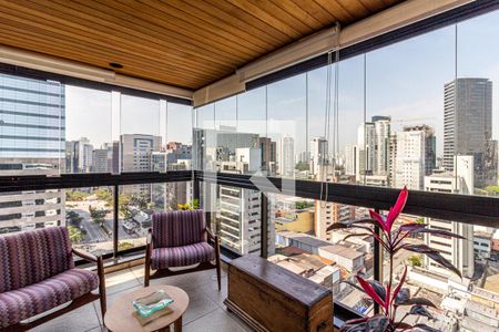 Varanda de apartamento à venda com 1 quarto, 85m² em Vila Olímpia, São Paulo