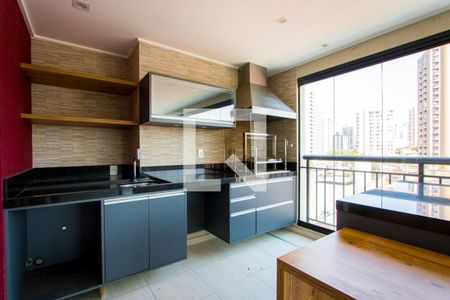 Varanda gourmet de apartamento à venda com 3 quartos, 163m² em Vila Gilda, Santo André