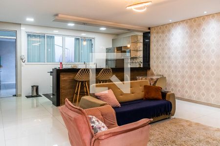 Sala de casa à venda com 3 quartos, 220m² em Santa Amélia, Belo Horizonte