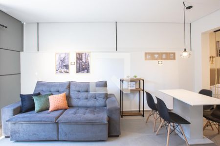 sala de kitnet/studio para alugar com 1 quarto, 45m² em Perdizes, São Paulo