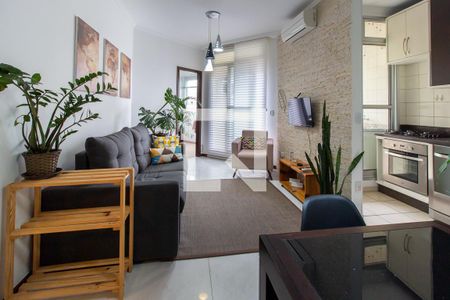 Sala de apartamento para alugar com 2 quartos, 54m² em São Francisco, Curitiba