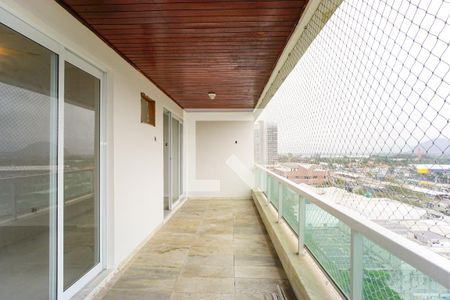 Varanda da Sala de apartamento à venda com 4 quartos, 110m² em Barra da Tijuca, Rio de Janeiro