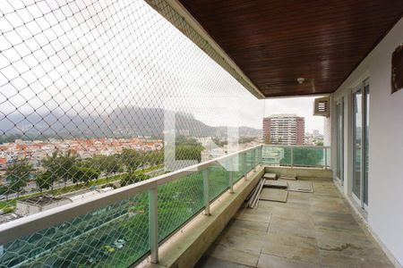 Varanda da Sala de apartamento à venda com 4 quartos, 110m² em Barra da Tijuca, Rio de Janeiro