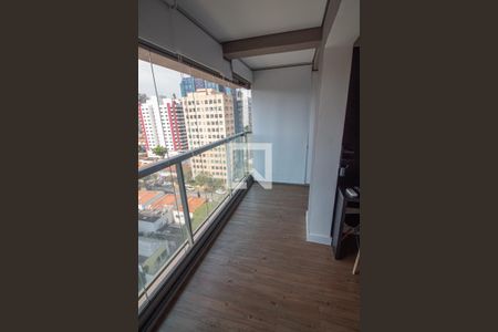 varanda de kitnet/studio à venda com 1 quarto, 30m² em Vila Cordeiro, São Paulo