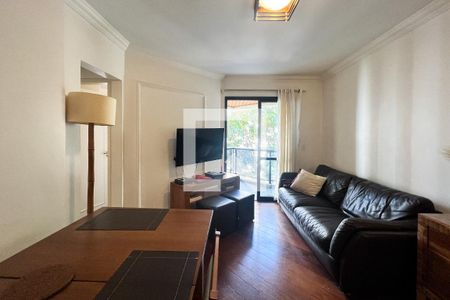 Sala de apartamento para alugar com 2 quartos, 60m² em Indianópolis, São Paulo