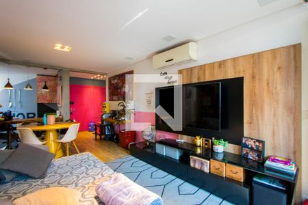 Sala de apartamento à venda com 2 quartos, 90m² em Jardim Bela Vista, Santo André