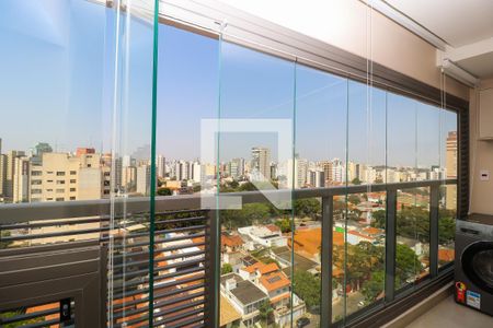 Varanda da Sala de apartamento à venda com 2 quartos, 73m² em Mirandópolis, São Paulo