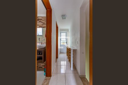 Corredor Dormitórios 1 e 2 de casa de condomínio para alugar com 3 quartos, 89m² em Vila Joao Ramalho, Santo André