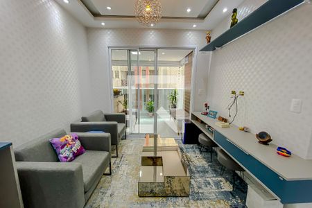 Sala de apartamento à venda com 3 quartos, 96m² em Vila Regente Feijó, São Paulo