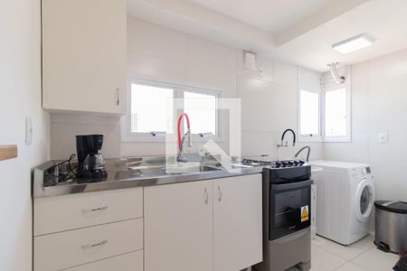 Cozinha e Área de Serviço de apartamento para alugar com 1 quarto, 38m² em Jardim Botânico, Porto Alegre