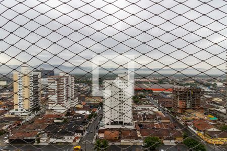 Vista da varanda de apartamento para alugar com 2 quartos, 80m² em Guilhermina, Praia Grande