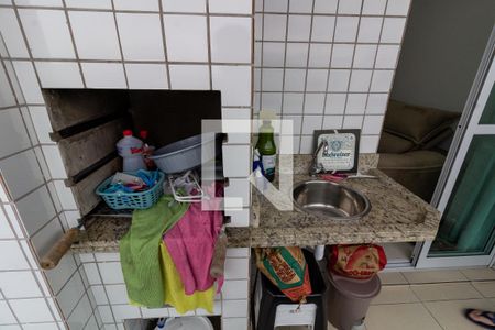 Detalhe da varanda de apartamento para alugar com 2 quartos, 80m² em Guilhermina, Praia Grande