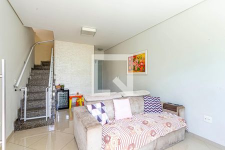 Sala de casa à venda com 3 quartos, 80m² em Jardim Las Vegas, Santo André