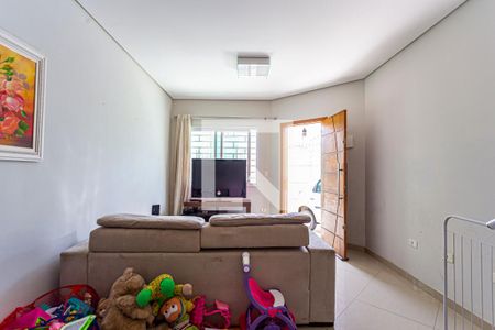 Sala de casa à venda com 3 quartos, 80m² em Jardim Las Vegas, Santo André