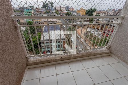 Varanda da sala  de apartamento para alugar com 2 quartos, 51m² em Taboão, São Bernardo do Campo