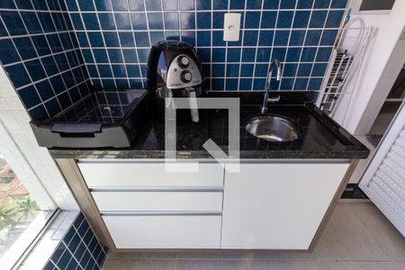 Detalhe da varanda de apartamento para alugar com 2 quartos, 84m² em Canto do Forte, Praia Grande