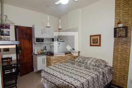 Sala | Quarto de apartamento para alugar com 1 quarto, 21m² em Copacabana, Rio de Janeiro
