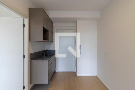 Sala e Cozinha de kitnet/studio para alugar com 1 quarto, 27m² em Vila Nova Conceição, São Paulo