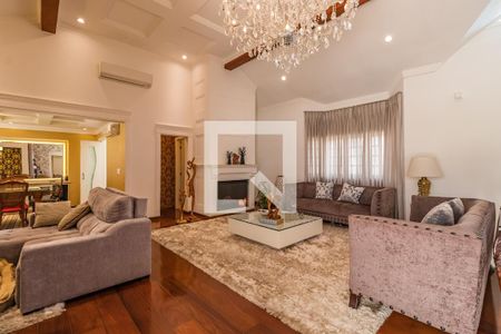 Sala de casa de condomínio à venda com 6 quartos, 616m² em Alphaville, Santana de Parnaíba