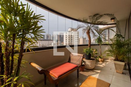 Varanda Sala de apartamento à venda com 3 quartos, 383m² em Real Parque, São Paulo