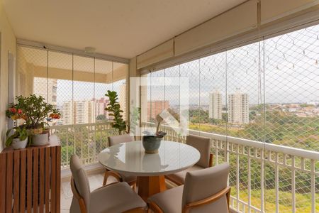 Sacada da Sala de apartamento à venda com 3 quartos, 129m² em Parque Prado, Campinas