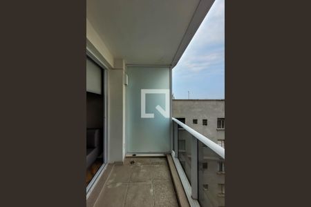 varanda de kitnet/studio para alugar com 1 quarto, 22m² em Sé, São Paulo
