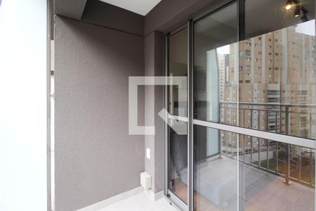 Varanda  de apartamento para alugar com 1 quarto, 27m² em Vila Nova Conceição, São Paulo