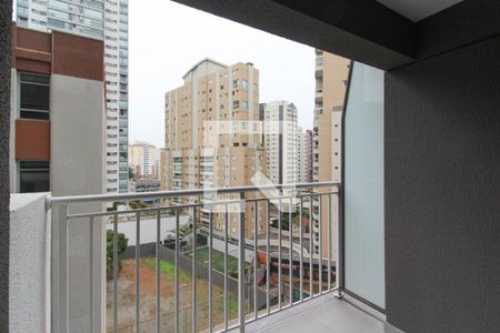 Varanda  de apartamento para alugar com 1 quarto, 27m² em Vila Nova Conceição, São Paulo