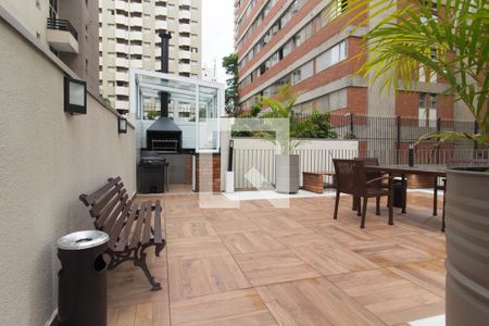 Apartamento para alugar com 57m², 1 quarto e 1 vaga Apartamento para alugar com 57m², 1 quarto e 1 vagaÁrea comum - Churrasqueira