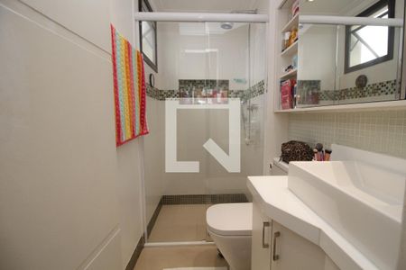 Banheiro da Suíte de apartamento à venda com 2 quartos, 57m² em Vila Gomes Cardim, São Paulo