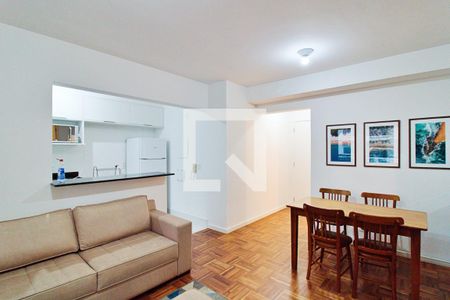 Sala de apartamento para alugar com 1 quarto, 63m² em Jardim Leonor, São Paulo