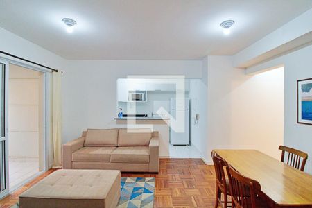 Sala de apartamento para alugar com 1 quarto, 63m² em Jardim Leonor, São Paulo