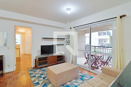 Sala de apartamento para alugar com 1 quarto, 63m² em Jardim Leonor, São Paulo