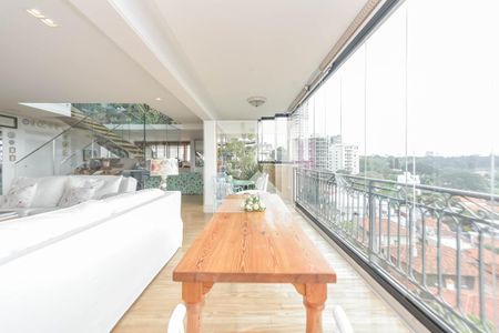 Varanda da Sala de apartamento à venda com 4 quartos, 600m² em Higienópolis, São Paulo