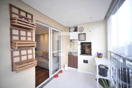 Varanda gourmet de apartamento à venda com 2 quartos, 75m² em Vila Canero, São Paulo