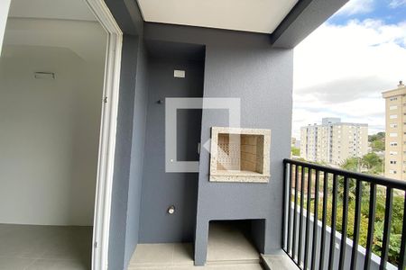 Sacada com churrasqueira de apartamento à venda com 2 quartos, 72m² em Vila Nova, Novo Hamburgo