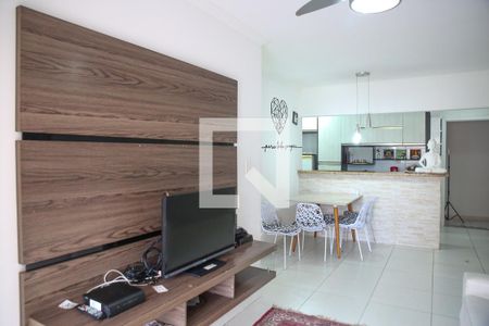 Sala de apartamento para alugar com 2 quartos, 76m² em Canto do Forte, Praia Grande