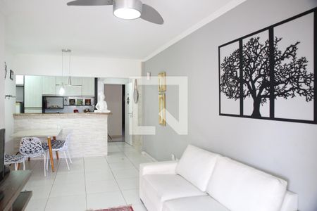 Sala de apartamento para alugar com 2 quartos, 76m² em Canto do Forte, Praia Grande