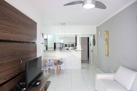 Sala de apartamento para alugar com 2 quartos, 76m² em Canto do Forte, Praia Grande