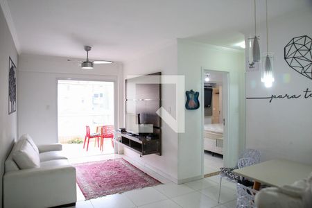 Sala de apartamento para alugar com 2 quartos, 76m² em Canto do Forte, Praia Grande