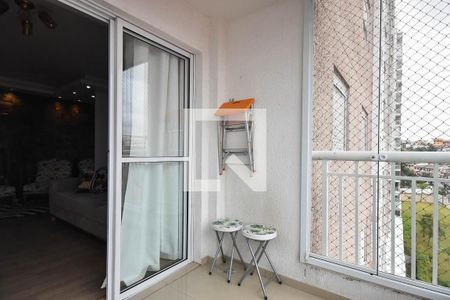 Varanda de apartamento à venda com 2 quartos, 73m² em Jardim Henriqueta, Taboão da Serra