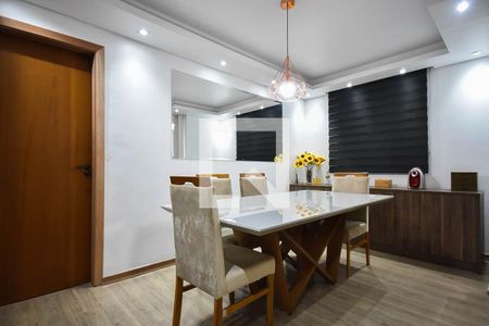 Sala de jantar de apartamento à venda com 2 quartos, 73m² em Jardim Henriqueta, Taboão da Serra
